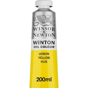 Winsor & Newton Winton Oil Color, 200ml (6.75-oz) Tube, Lemon Yellow Hue