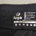 IUGA Gym Shorts Women Scrunch Butt Lifting Tummy Control Biker Shorts with Pockets High Waist Yoga Booty Workout Running 6", Black