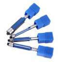Flush Trim Router Bit, Double Bearing Straight Bit Set, 4pcs Wood Tool with Storage Box for Home and Professional Use