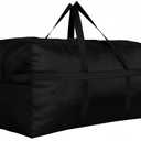 DoYiKe Extra Large Storage Duffle Bag with Zippers and Handles, Heavy Duty Big Foldable Duffle Bag for Travel-42x23x13.5Inch