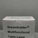 Dreamholder Table Lamp with 3 USB Charging Ports, Modern Desk Lamp with AC Outlet and Phone Stands, Perfect Bedside Lamp for Bedroom, Living Room, Office (Pack of 2), Cream