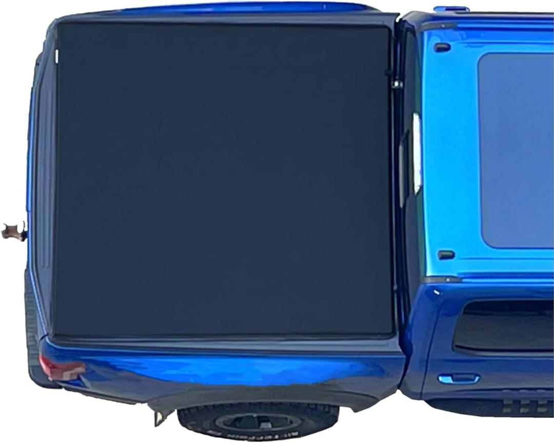 Mamoru Soft Roll Up 6'1" Truck Bed Cover Compatible for 1998-2004 Nissan Frontier Vinyl Tonneau Cover with Or Without Factory Utility Track