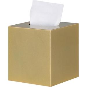Metal Square Tissue Box lid, Modern Facial Tissue Holder for Bathroom Vanity Tops, Bedroom Dressers, Nightstands, Desks, Offices (Gold) Metal Square Tissue Box lid, Modern Facial Tissue Holder for Bathroom Vanity Tops, Bedroom Dressers, Nightstands, Desks, Offices (Gold)