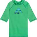 Kanu Surf Boys Haywire UPF 50+ Sun Protective Rashguard Swim Shirt (10, Nova Green)