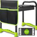 Garden Kneeler and Seat, 10.6" Multifunctional Kneeler & seat 2024 Upgraded, Kneeler and Stool for Gardening, Garden Bench with Handle Tool Bag, Gift for Women Mother Senior, Protect Knee and Back