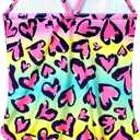 Girls Swimsuit One Piece Bathing Suit Quick Dry Summer Beach | Swimwear,Sleeveless,Pool Party,Water Activities,Comfortable Fit,Adorable Design,Toddler,Sun Protection