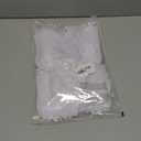 Super Z Outlet 100 Pack 4x6 Inch Mini Sheer Drawstring Organza Transparent Bags Jewelry Sack Pouches for Wedding, Party Decorations, Arts & Crafts Gifts (White)
