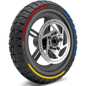 Felixstory 8.5x2.0 Inches Scooter Wheel Hub Tire with 110mm Disc BrakeFit for Gotrax GXL V2/ XR Elite/APEX MAX, Fit for Xioami M365/1S Electric Scooter, Off Road Solid Tire, Run-flat Tyre