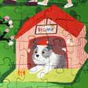 Jigsaw Puzzles for Adults 500 Pieces, Park Party of Dogs Puzzle, Challenging Funny Game with Family Friends