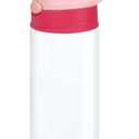 XccMe Kids Sublimation Tumbler,12oz Sublimation Water Bottle Blanks,Straight Stainless Steel Todder Sippy Cup,Double Wall Insulated Sippy Tumbler with Handle,Shrink Films,Leak Proof (Pink)