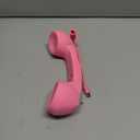 Retro Phone Handset for iPhone & Android,2026 New Cell Phone Receiver with Microphone & Speaker,Classic Vintage Old School Telephone Receiver for Mobile Phones,90s Style Prop for Photos (Pink)
