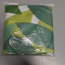 Dark Light Green Round Fitted Tablecloth Elastic Edged Floral Table Cover Waterproof Wipeable Table Cloth Tablecloth Fits Tables up to 45"-56"