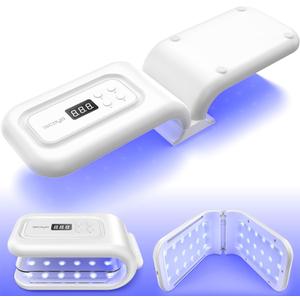 ISTOYO UV Light for Resin - Large Double-Sided 36 LED Curing Lamp with 7 Timer Settings & Digital Display, 180 Adjustable Stand for Jewelry Making, DIY Crafts
