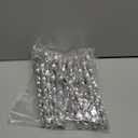 Hausse 30 Pack Bird Deterrents for Outside, Bird Repellent Hanging Silver Plastic Reflectors Scare Rods, Garden Decorative Reflective Scare Birds Away, Like Woodpeckers, Pigeons and Geese