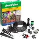 Rain Bird SWDMSPKIT Drip Irrigation Spot Watering Manifold on a Spike Kit, Bubblers and Emitters (18-Piece Kit)
