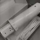 ANNQUAN 3.15" Pop Up Countertop Outlet with 15W Wireless Charger,Max 20W Power Delivery,800J Surge Protection,Pop Up Electrical Outlet with 4 Outlets 4 USB Ports for Home Office(ETL Listed) (6ft Cord, White)