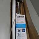 Moen Home Care Bathroom Safety 16 Inch Designer Stainless Steel Handicap Grab Bar for Bathtub and Shower, Concealed Screws, Brushed Nickel, LR8716D3BN