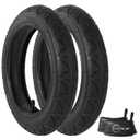 CALPALMY (Pack of 2) 16" x 1.75/2.15 Back Wheel Replacement Tire and Tube for Baby Stroller, Compatible with BoB Revolution SE/Pro/Flex and Duallie - BPA/Latex Free Premium Quality Butyl Rubber