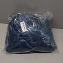 Homiest 4pcs Extra Deep Pocket Satin Sheets King Size Bed Set, 18-24 Inch Deep Pocket Bed Sheets Deep Sea Blue Satin Sheet Set, Silky Satin Bedding Set Soft Fitted Sheet Set Fits Ultra Deep Mattress