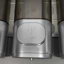 Shampoo and Conditioner Dispenser, Refillabe Shower Soap Dispensers 3 Chamber No Drill Shampoo Dispenser for Shower Wall Mounted 3 * 300ml Container for Bathroom Hotel (Sliver 3 Chamber)