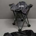 Roptat Camping Stool,Portable Folding Compact Lightweight Stool Seat for Camping Fishing Hiking Gardening Outdoor Walking Backpacking Travelling and Beach with Carry Bag (Grey)