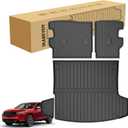 for 2019-2026 Acura RDX Cargo Liner & Backrest Mat: Custom Fit All Weather TPE Anti Skid Waterproof Trunk Liner