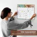 Calendar 2026-2027, 18-Month Wall Calendar from Jan 2026 to Jun 2027, 11.5" x 14.7", Spiral Binding Hanging Monthly Calendar with Twin-Wire Binding, Perfect for Home or Office - Gilded Elegance