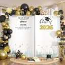 2026 Graduation Arch Backdrop Stand,7.2ft Grad Arch Cover Backdrop Graduations Party Supplies Top Photo Booth Stand Covers for Graduation Party Background