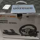 PXN PC Racing Wheel, V3 PRO 180 Degree Universal USB Car Sim Game Steering Wheel with Pedals for Xbox One, Xbox Series S/X, PS3, PS4, Switch (Black)