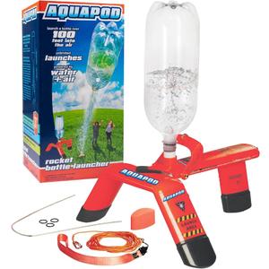 AquaPod The Original Rocket Bottle Launcher Kit - Launches Soda Bottles 100 Ft Up in The Air - Fun Educational STEM Gift - Great Science Toy & Outdoor Activity for Family - Summer Camp Activity Kit