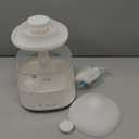 Rain Cloud Humidifier Water Drip with Adjustable LED Lights White Noise Humidification Desk Fountain Bedside Sleeping Relaxing Mood (White)