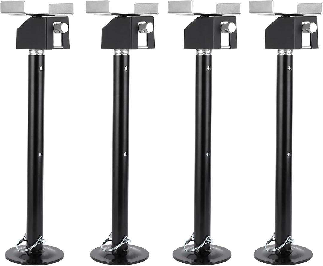 2Pack Rv Slide Out Support Jacks(Only 1 Package)- Travel Trailer Stabilizer Jacks Supports Up to 5,000 Lbs, Rv Stabilizer Jacks Adjustable Height from 21.06" to 49" - Camper Stabilizer Jacks