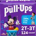 Pull-Ups Boys' Potty Training Pants, 2T-3T (16-34 lbs), 124 Count (4 Packs of 31)