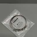 4 Inch (Diameter) Hose Clamp, 304 Stainless Steel Quick-Screw Dryer Vent Clamp, Adjustable 3.5 to 4.3 Worm Gear Hose Clamps for Air Ducting, Dust Collection, Automotive, 4 Pack