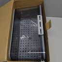 Bread Box with Lid and Handle,New Upgrade Time Recording Bread Storage Container for Kitchen Counter Airtight,Portable Bread Boxes for Homemade Breads, Toast, Bagel, Donut and Cookies(Grey)