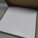 Nuanchu 20 Pcs Foam Drop Ceiling Tiles Peel and Stick White 3D Wall Panels, 26-105.5 Sq. ft Adhesive Glue up Waterproof Wallpaper DIY for Office Home (13.8 x 13.8 Inch,Fresh)