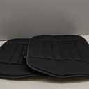 kingphenix Car Seat Cushion with Back Support Pillow: Enhanced Comfort Memory Foam Design for Pain Relief, Ideal for Drivers and Office Use - Ergonomic Lumbar Comfort for Long Sitting - Black