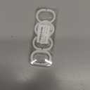 12 Pack Shower Curtain Rings Plastic Shower Curtain Hooks C-Shaped Rings Hook Hanger Bath Drape Loop Clip Glide for Bathroom Shower Window Rod (White)