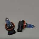 2 PCS H11 Car Halogen Bulbs, Ultra White Light Bulbs, 12V 100W Front Fog Light Bulbs, Super Bright High Beam Low Beam Bulb Auto Lights Universal for Most Cars, Trucks, SUVs (White)