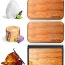 Wooden Car Air Freshener | FSC-Certified Original Wood, Visor Metal Clip, 100% Pure Essential Oils, 40+ Days Long-Lasting Odor Eliminator, 3 Refillable Scents Diffuser for Cars, Trucks, SUVs