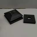 Solar Post Cap Lights Outdoor 12pack, Waterproof Fence Post Lights for 4x4 5x5 6x6 Wood/Vinyl Posts, Black Solar Deck Post Lights with 2 Color Modes Decorate Garden Patio Porch Backyard