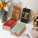 Ireer 10 Sets Employee Appreciation Gifts A6 PU Leather Notebooks with Pens Thank You Inspirational Journal Valentines Gift for Coworker Team Teacher Office Staff(Being Awesome,Classic)