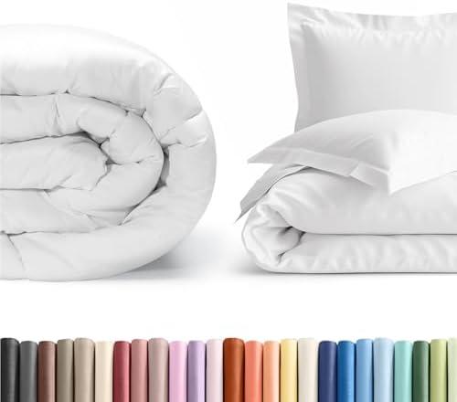 CGK Unlimited White Duvet with Comforter Pill - White Alternative Down Comforter