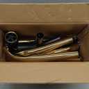 Frassie Office Chair Base Replacement with Wheels, Heavy Duty 2500LBS Metal Stool Chair Base, 28 inch Desk Chair Base Replacement Part (Gold)