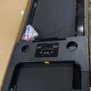 Treadmill with Handles, 2026 Upgraded Small Treadmills Home, Portable Electric Treadmills for Home 300 lbs Capacity,Walking Pad Treadmill,Lightweight Foldable Walking Pad,LED Display (Black)