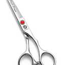 Purple Dragon 5"/5.5"/6"/6.5"/7"/7.5"/8"/9"/10" Sharp Edge Hair Cutting Shears Pet/Puppy/Cat Grooming Scissors with Bag - Perfect for Barber or Dog Groomer
