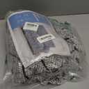 SearchI Stretch Sofa Cover Printed Couch Cover, Floral Pattern 3 Pieces Loveseat Slipcover with 2 Separate Cushion Cover, Washable Furniture Protector for Living Room(Loveseat, Grey Lotus+White) (Medium)