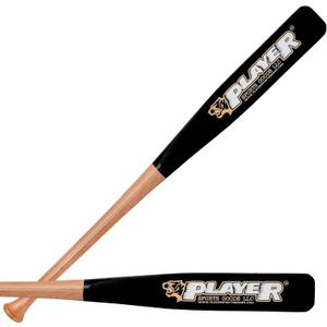 34" Pro Maple Flat Half Paddle Training Baseball & Softball Bat in Size: 34" / Weight: 25 oz/Flat: 3" for Adult & Professional Players in Natural Wood & Black Barrel by Player Sports Goods LLC