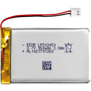 EEMB 3.7V Lipo Battery 950mAh 503450 Lithium Polymer ion Battery Rechargeable with JST Connector Make Sure Device Polarity Matches with Device Before Purchase