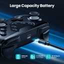 VOYEE Switch Controllers Compatible with Switch/Lite/OLED, Programming Wireless Pro Controller with Motion Control, Vibration, Wake-up, Turbo, Screenshot (Gray)